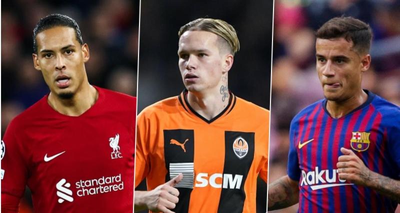  - Mudryk, Coutinho, Aubameyang... les 10 transferts les plus chers du mercato d'hiver !