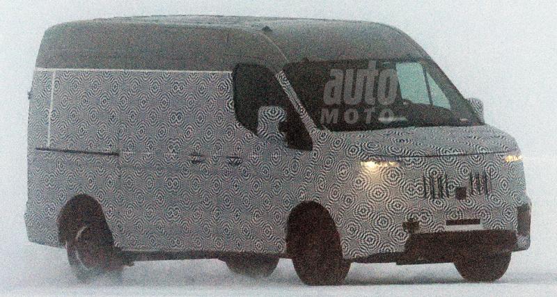  - Futur Renault Master (2024) : un premier prototype surpris lors de tests hivernaux