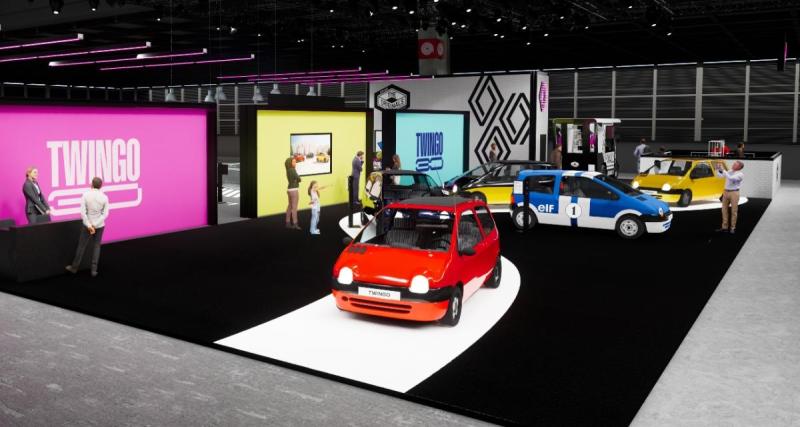  - Renault fête les 30 ans de la Twingo lors du salon Rétromobile 2023, le programme du Losange