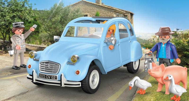  - Citroën et Playmobil dévoilent une 2 CV miniature, un coffret pour petits et grands