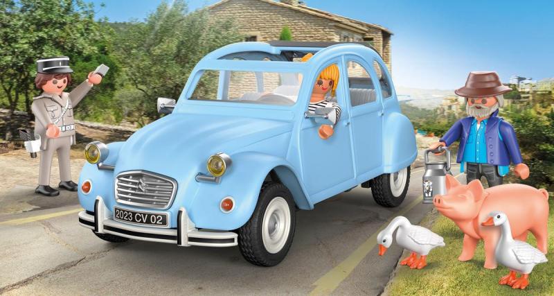  - La 2CV en Playmobil ! Chouette !