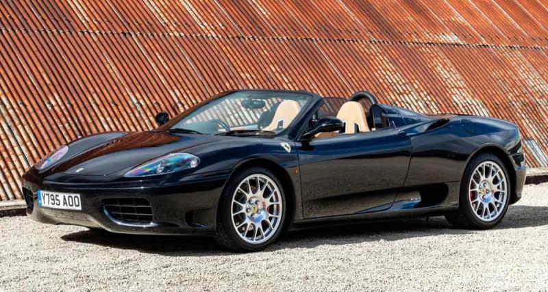  - L’ancienne Ferrari 360 Spider de David Beckham est à vendre, voici son prix