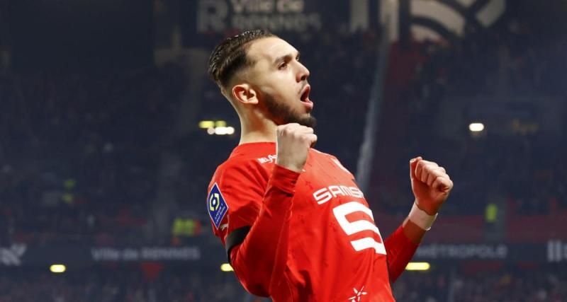  - Ligue 1 : Rennes mène à la pause contre Lille (1-0)
