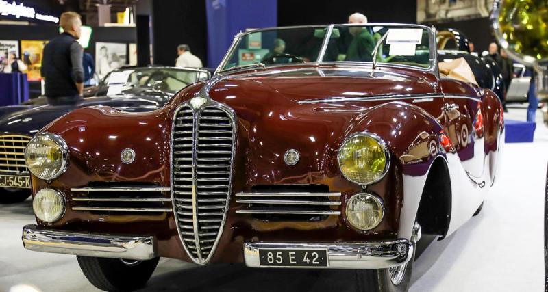  - Transformée en cabriolet par Saoutchik, cette Delahaye 135 MS était à vendre à Rétromobile 2023