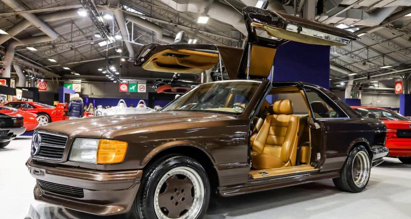  - Dotée de portes papillon, cette Mercedes-Benz 500 SGS Gullwing était à vendre à Rétromobile 2023