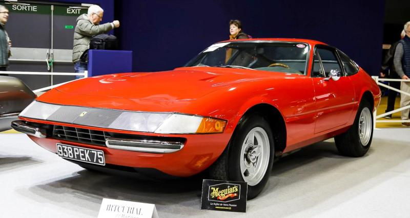  - Cette ancienne Ferrari 365 GTB/4 Daytona du chanteur Christophe s’est vendue à Rétromobile 2023