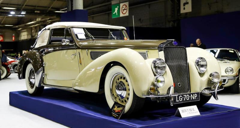  - Bien conservée, cette Delage D8 cabriolet Vanvooren a été mise en vente à Rétromobile 2023