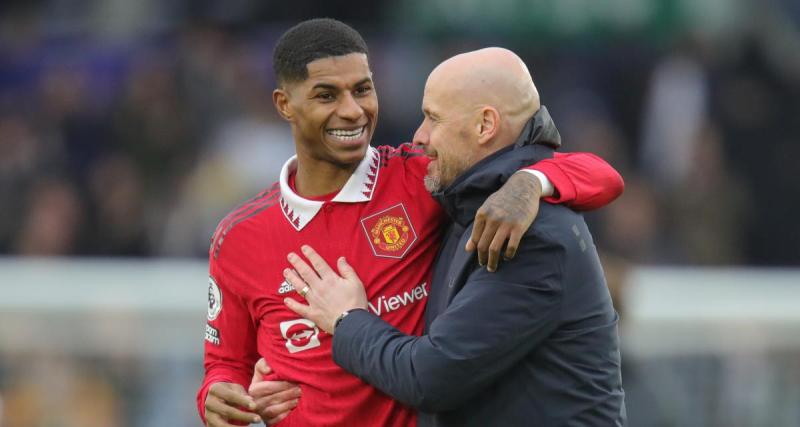  - Manchester United : Ten Hag est complètement sous le charme de sa star Rashford !