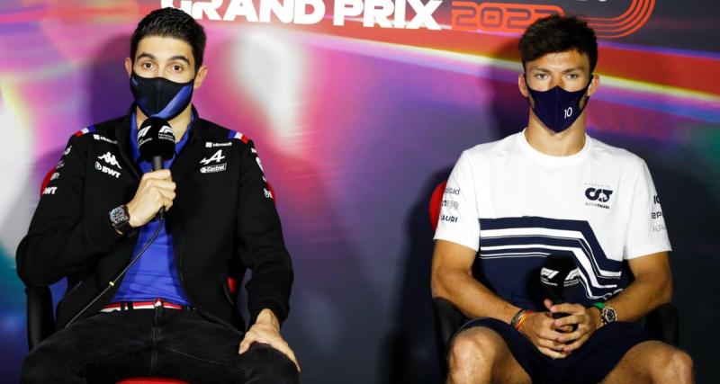  - F1 : Esteban Ocon et Pierre Gasly ont pris le volant de l'Alpine lundi