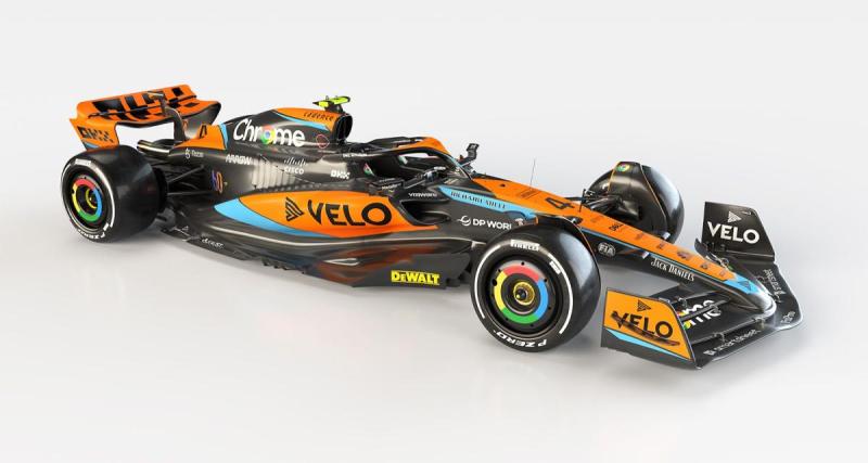  - Saison 2023 de F1 - Les photos officielles de la McLaren de Lando Norris et Oscar Piastri