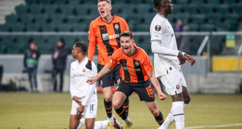  - Rennes mené par le Shakhtar Donetsk à la pause