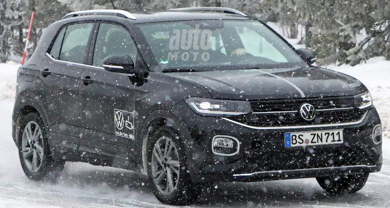  - Volkswagen T-Cross restylé : déjà en test sur la route