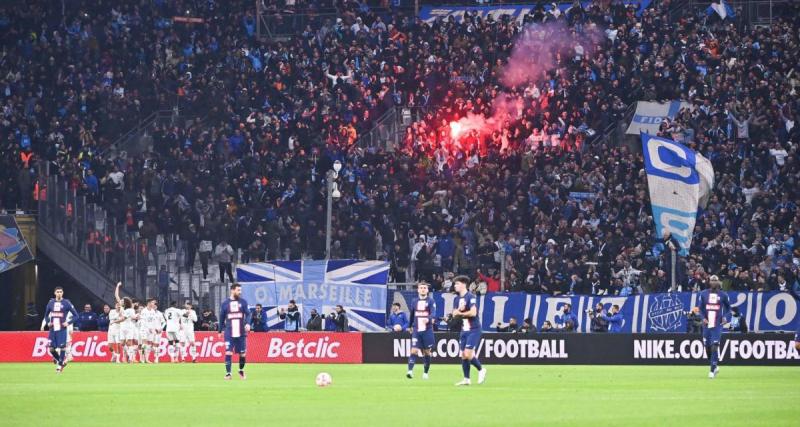  - OM - PSG : les supporters marseillais lancent le Classique avec une bouillante banderole ... près de la Tour Eiffel !