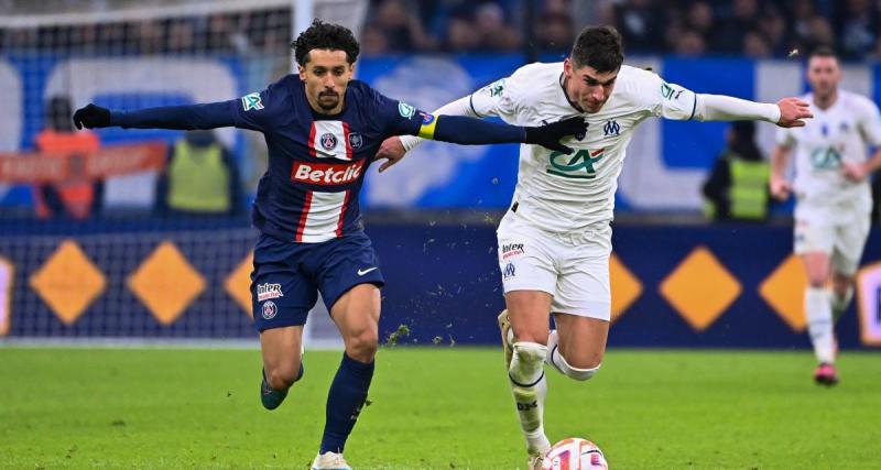  - OM - PSG : les supporters marseillais lancent le Clasico avec une banderole