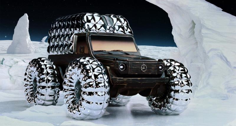  - Mercedes-Benz Project Mondo G (2023) : ce Classe G est juché sur des roues en doudounes Moncler