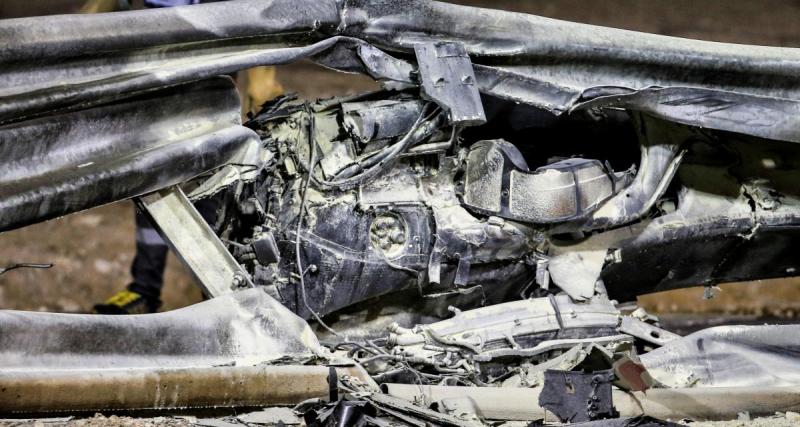  - Les restes de la Haas accidentée de Romain Grosjean exposés pour la 1ère fois