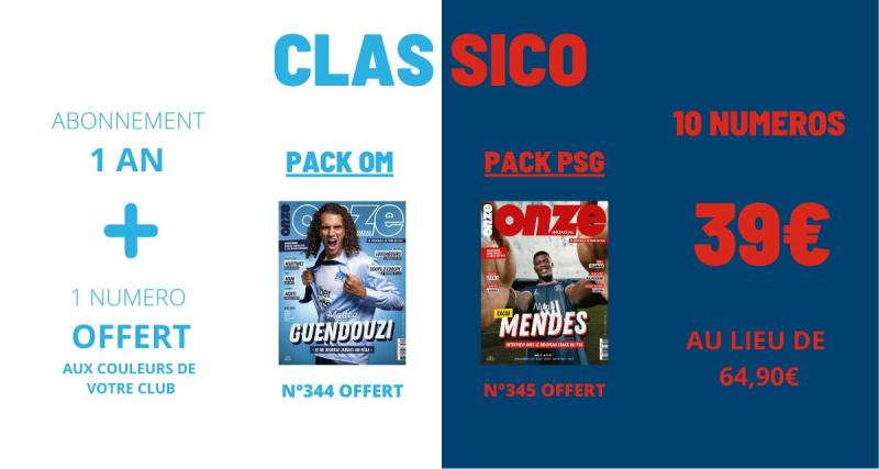  - 🎁 Offres spéciales sur Onze Mondial à l'occasion du Classique OM – PSG