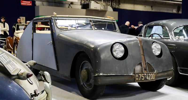  - La Röhr Tatzelwurm de 1933 était à vendre à Rétromobile 2023, nos photos du prototype conçu en tôle et en bois