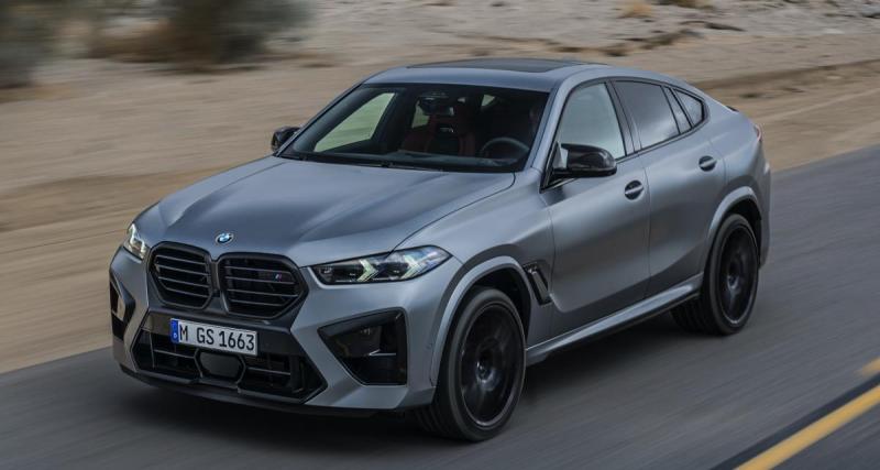  - BMW X6 M Competition restylé (2023) : le SUV coupé passe à l’hybride mais conserve son V8