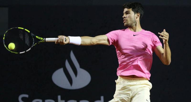  - ATP Rio : malgré la pluie, Carlos Alcaraz file au deuxième tour