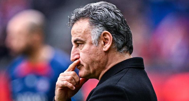  - PSG : Christophe Galtier malade et absent de l'entraînement