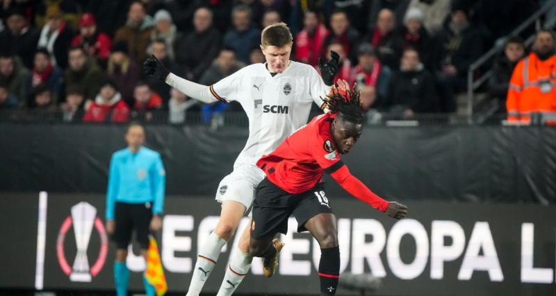  - Rennes accroché par le Shakhtar à la pause 