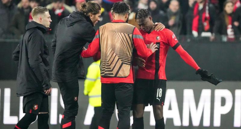  - Rennes : les larmes de Belocian après l'élimination face au Shakhtar