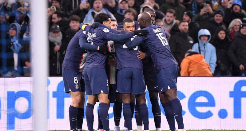  - Le PSG mène à Marseille à la pause