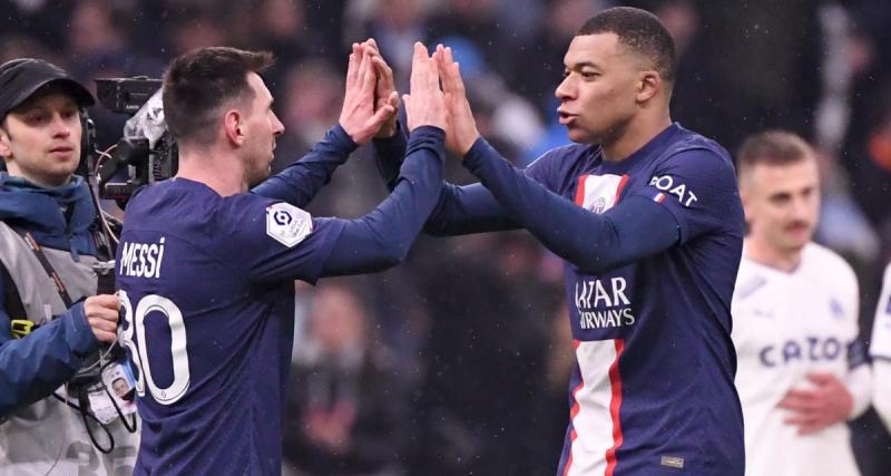  - OM - PSG : Galtier place Mbappé au-dessus de Messi après le Clasico