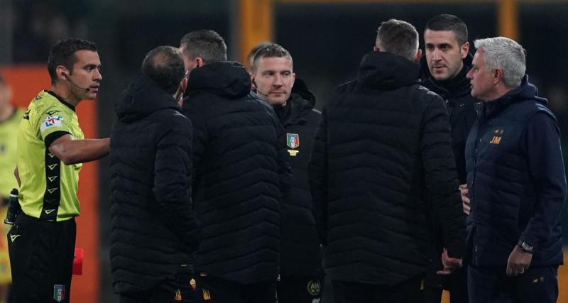  - Serie A : la commission de discipline ouvre une enquête après les incidents mêlant José Mourinho et l'arbitre Marco Serra