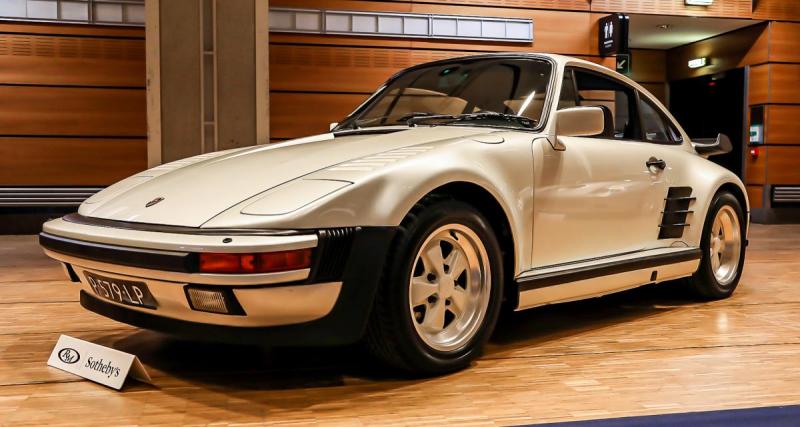  - Cette Porsche 911 Turbo Flachbau à nez plat a été vendue par RM Sotheby’s, nos photos de ce modèle au look atypique