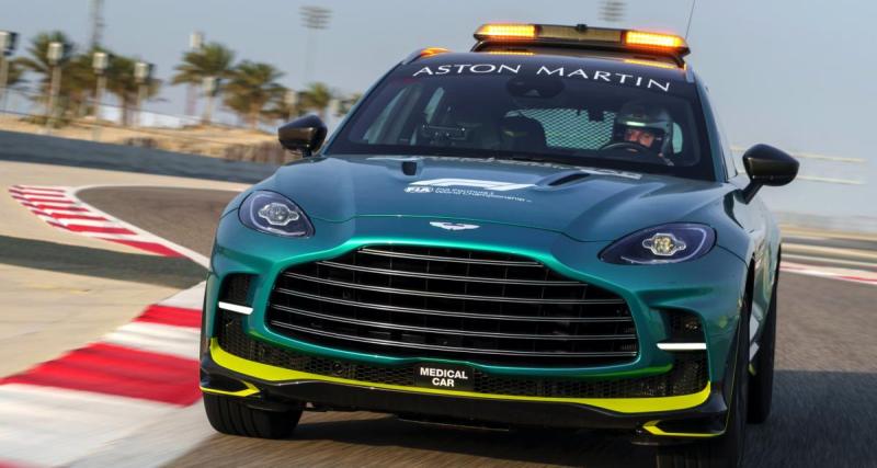  - Cet Aston Martin DBX707 est la voiture médicale du championnat du monde de F1 en 2023