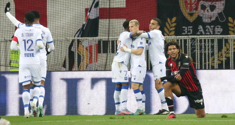  - Nice recolle à Auxerre juste avant la mi-temps