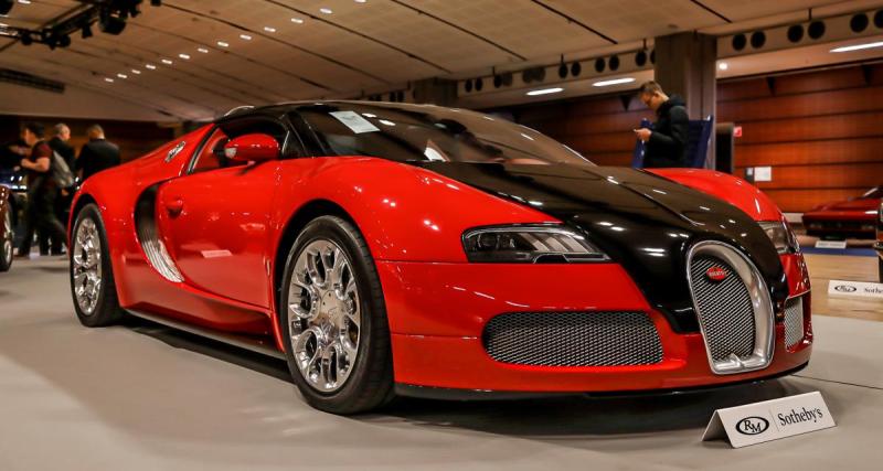  - Cette Bugatti Veyron Grand Sport ne trouve pas preneur lors de la vente parisienne de RM Sotheby’s