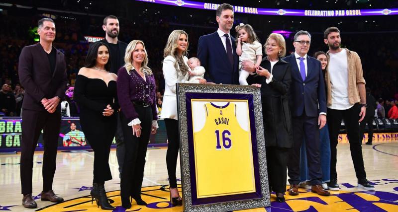  - Lakers : le maillot de Pau Gasol retiré