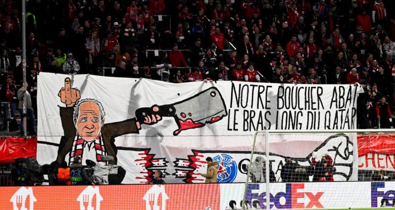  - Bayern - PSG : la banderole moqueuse des supporters allemands… en Français !