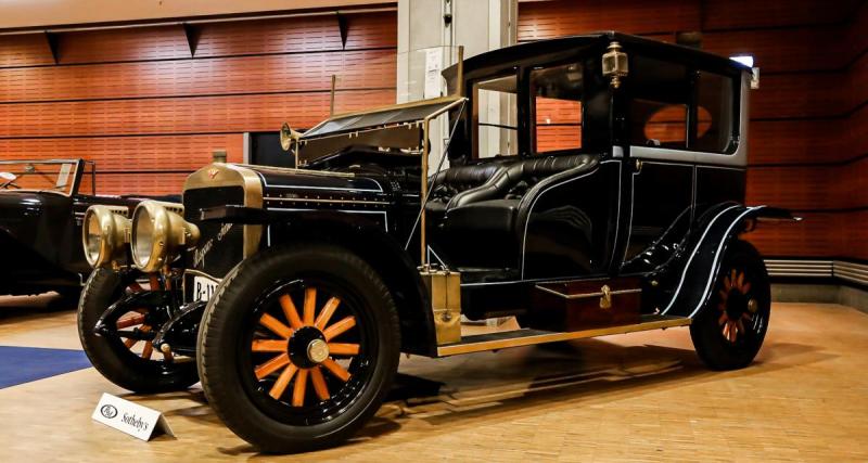  - Largement restaurée, cette Hispano-Suiza Coupé de Ville 15/20 HP s’est vendue à Paris