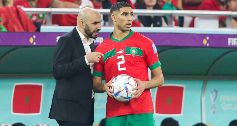  - PSG : Walid Regragui affiche son soutien à Achraf Hakimi 