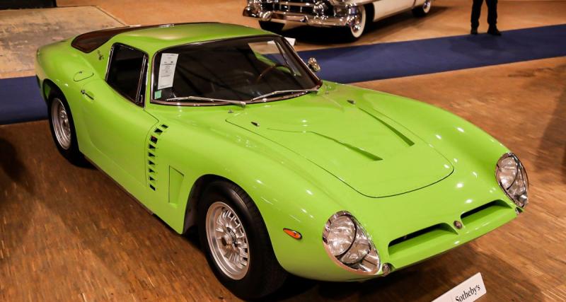  - Cette Iso Grifo A3/C vert pomme a été vendue aux enchères à Paris, nos photos de la sportive italienne