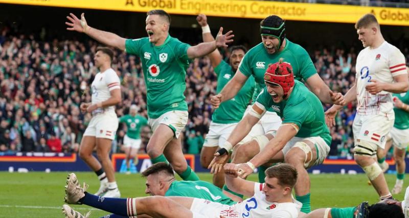  - Tournoi des 6 Nations : bousculée, l'Irlande accélère et laisse sur place l'Angleterre pour remporter le tournoi !