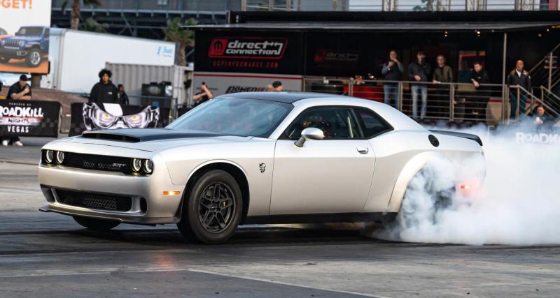  - Dodge Challenger SRT Demon 170 (2023) : diabolique, cette voiture est un dragster homologué sur route