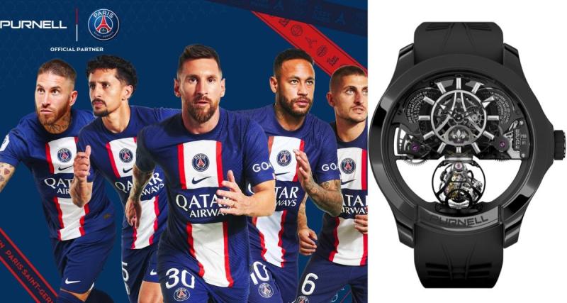  - Purnell présente la première montre issue de son partenariat avec le Paris Saint-Germain