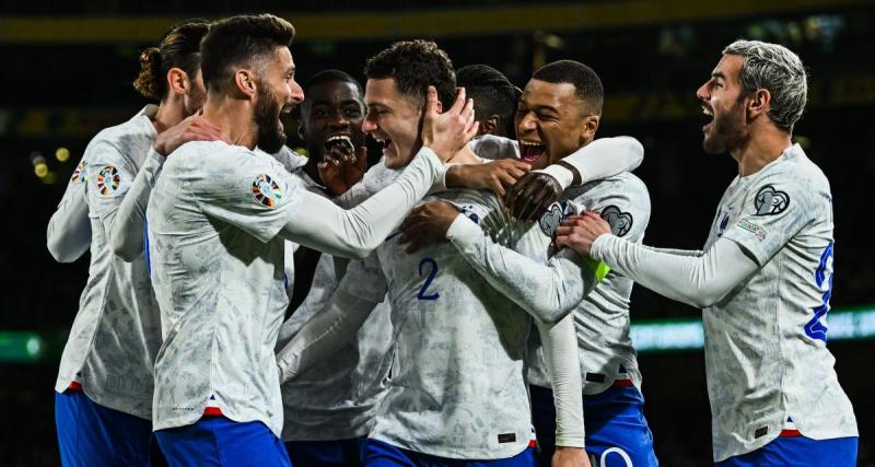  - Équipe de France : la joie dans les vestiaires après la victoire en Irlande