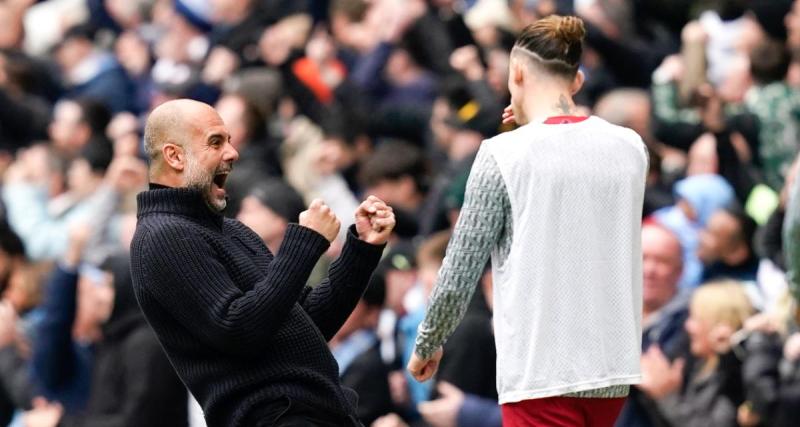  - Manchester City : Guardiola a totalement craqué sur son banc lors du choc contre Liverpool !