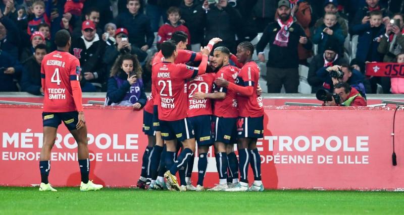  - Lille mène à la pause contre Lorient 