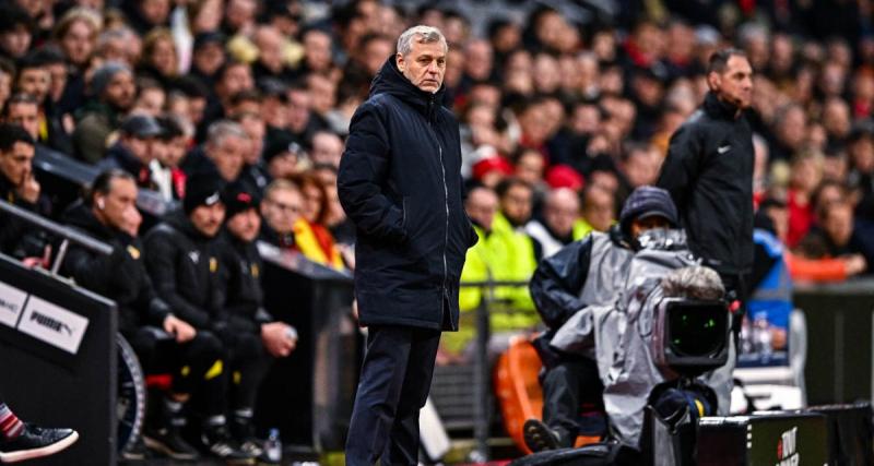  - Rennes : "On a joué avec le frein à main", regrette Génésio après la défaite contre Lens 