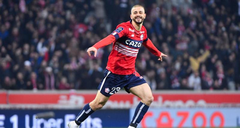  - Lille : la joie de Zhegrova après son doublé contre Lorient