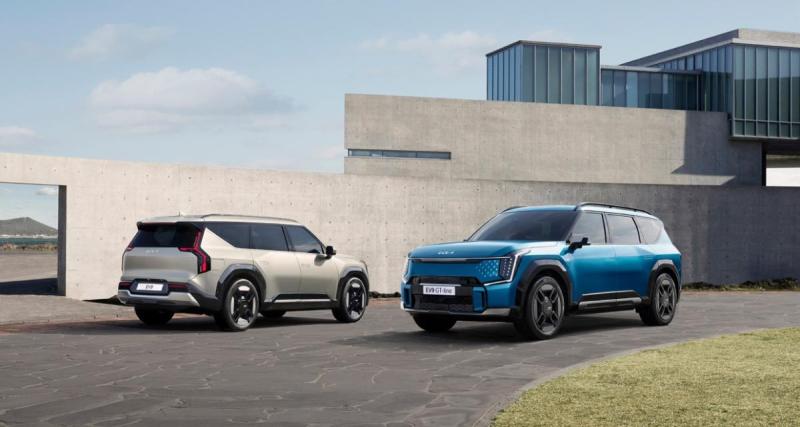  - Kia EV9 (2023) : le SUV électrique à 7 places dévoile sa fiche technique, son autonomie est annoncée