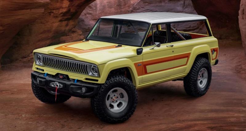  - Jeep Cherokee 4xe Concept (2023) : le 4x4 des années 1970 adopte une motorisation hybride