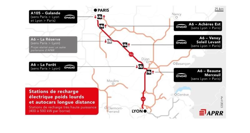  - 1er réseau français de recharge pour camions électriques ouvert en 2024 